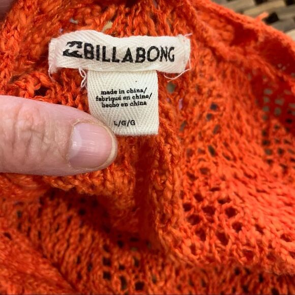 Billabong Open-Weave Surplice Sweater  - Picture 2 of 8